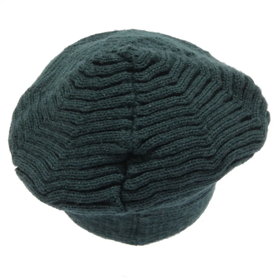 8155W cuffia donna NO BRAND green hat woman