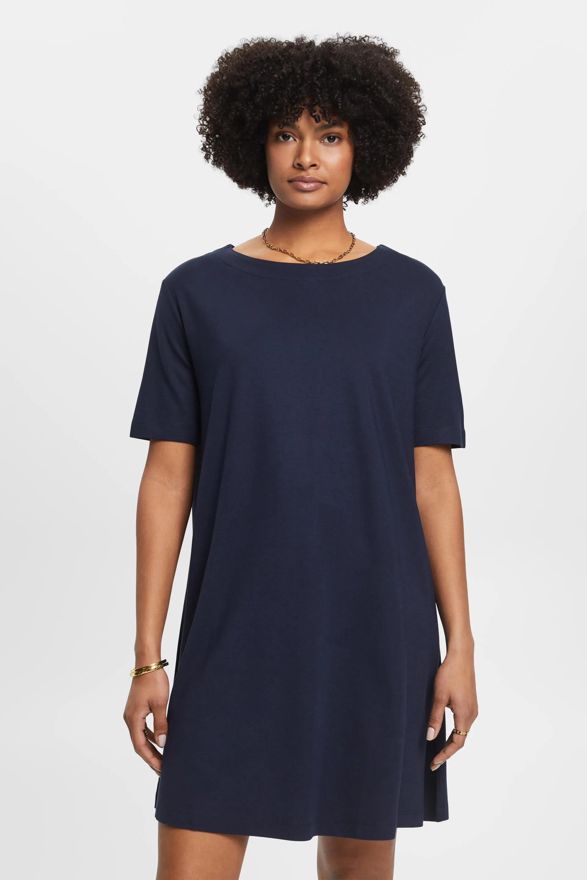 Abito a t-shirt in jersey