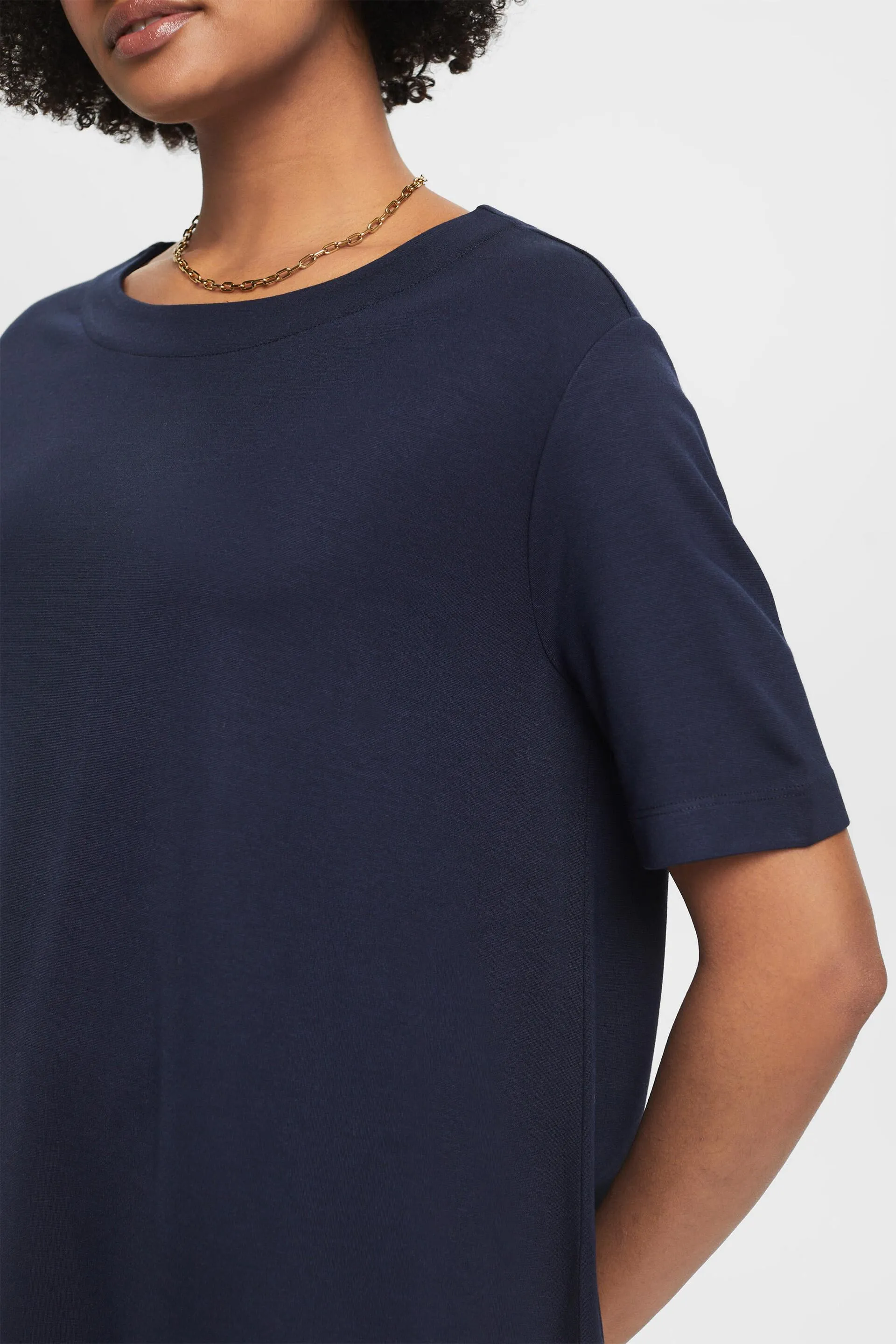 Abito a t-shirt in jersey