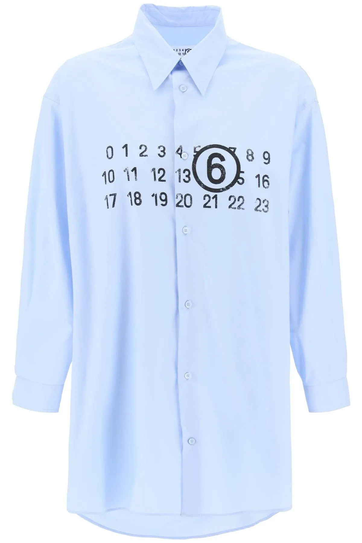 Abito chemisier con logo numerico
