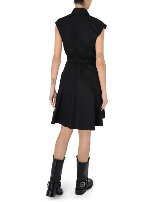 Abito chemisier Pinko nero con cintura