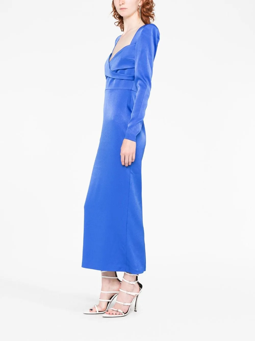 Abito midi Linden in blu - donna