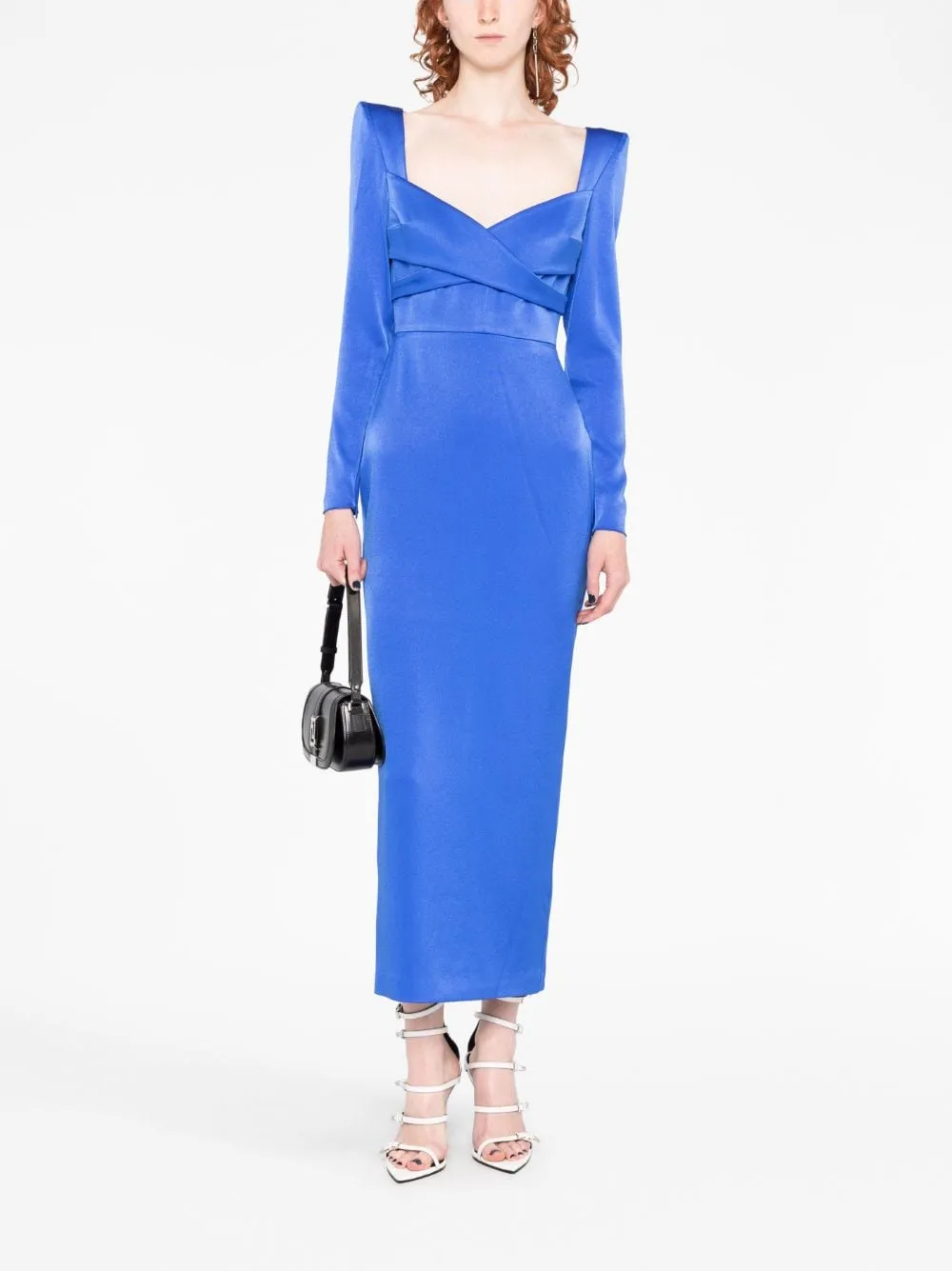 Abito midi Linden in blu - donna
