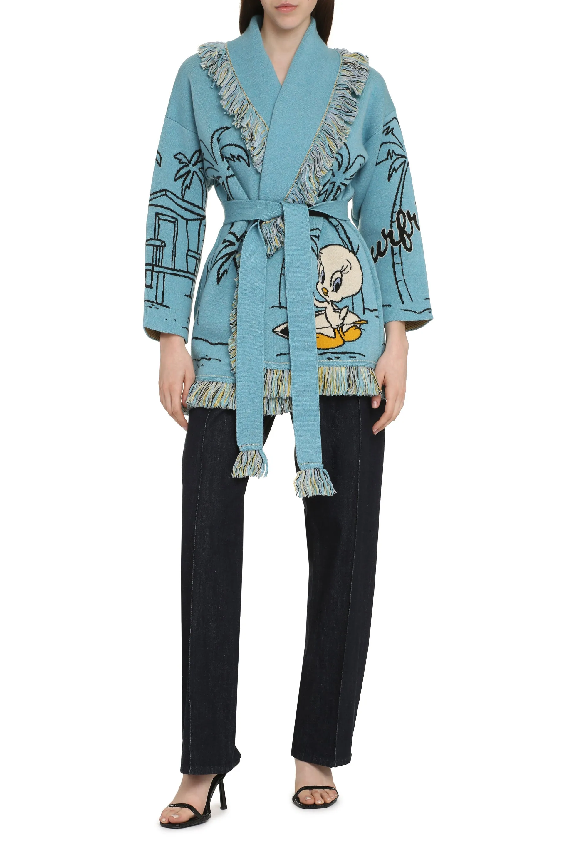 Alanui Alanui x Looney Tunes - Cardigan in lana