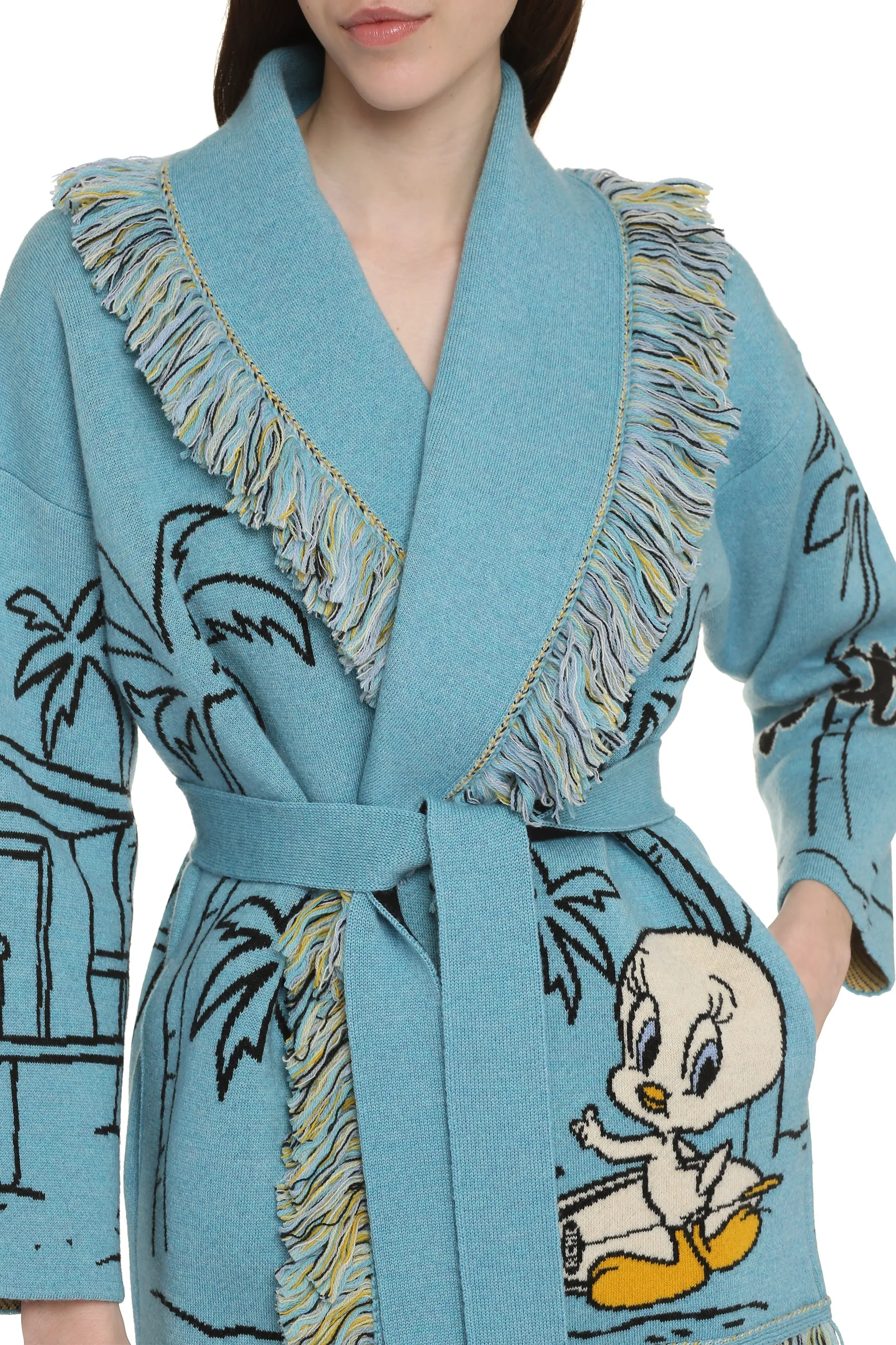 Alanui Alanui x Looney Tunes - Cardigan in lana