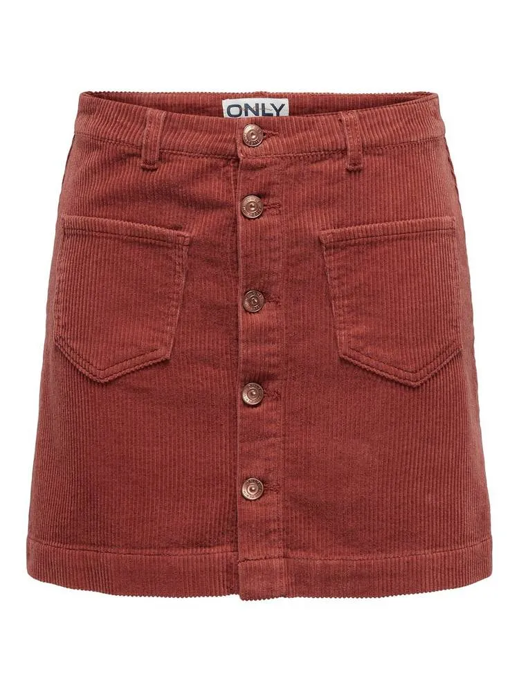 Amazig Hw Corduroy Skirt - Gonna in Velluto a Coste
