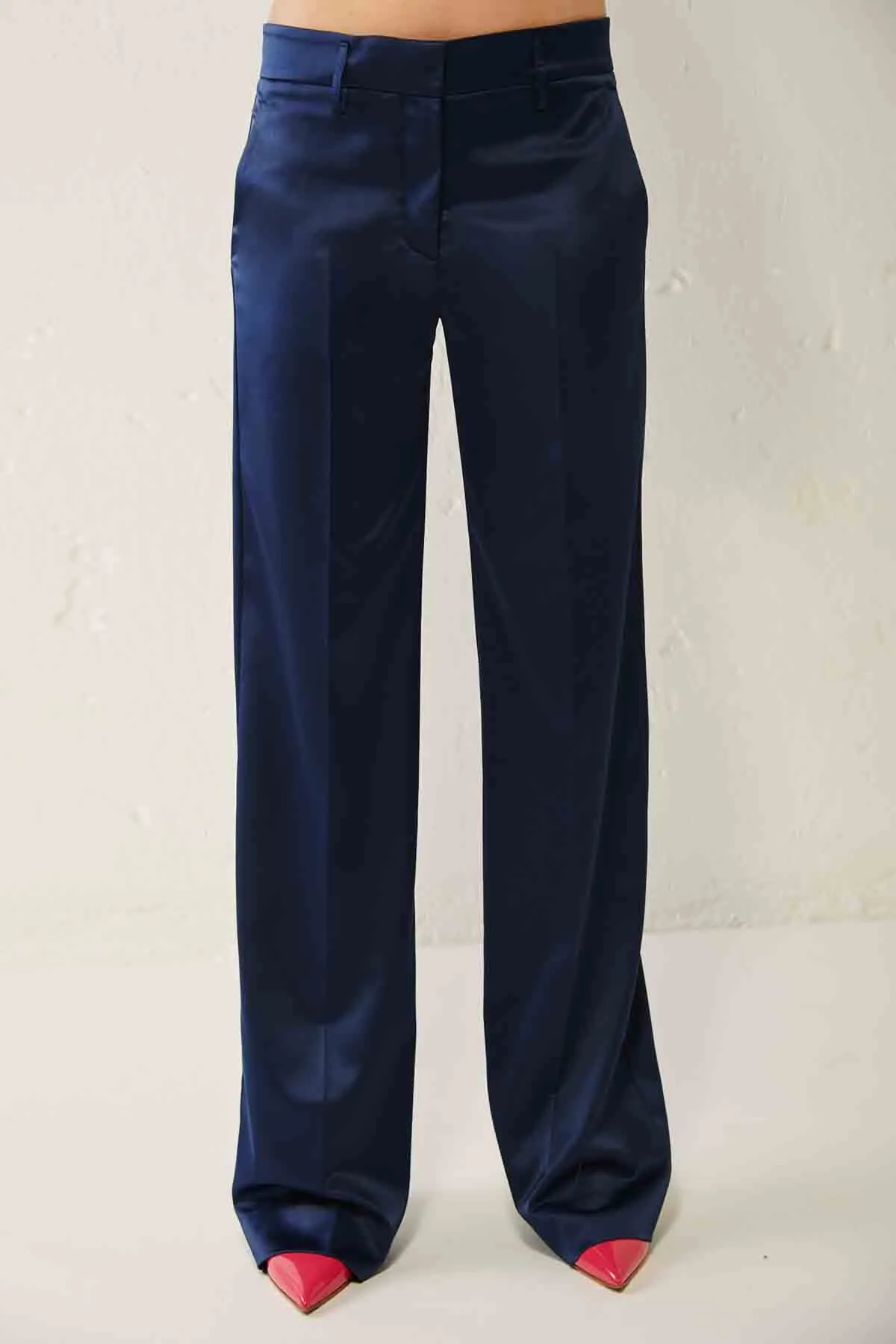 ANIYE BY Pantalone a palazzo in raso STRAIGHT PARIS