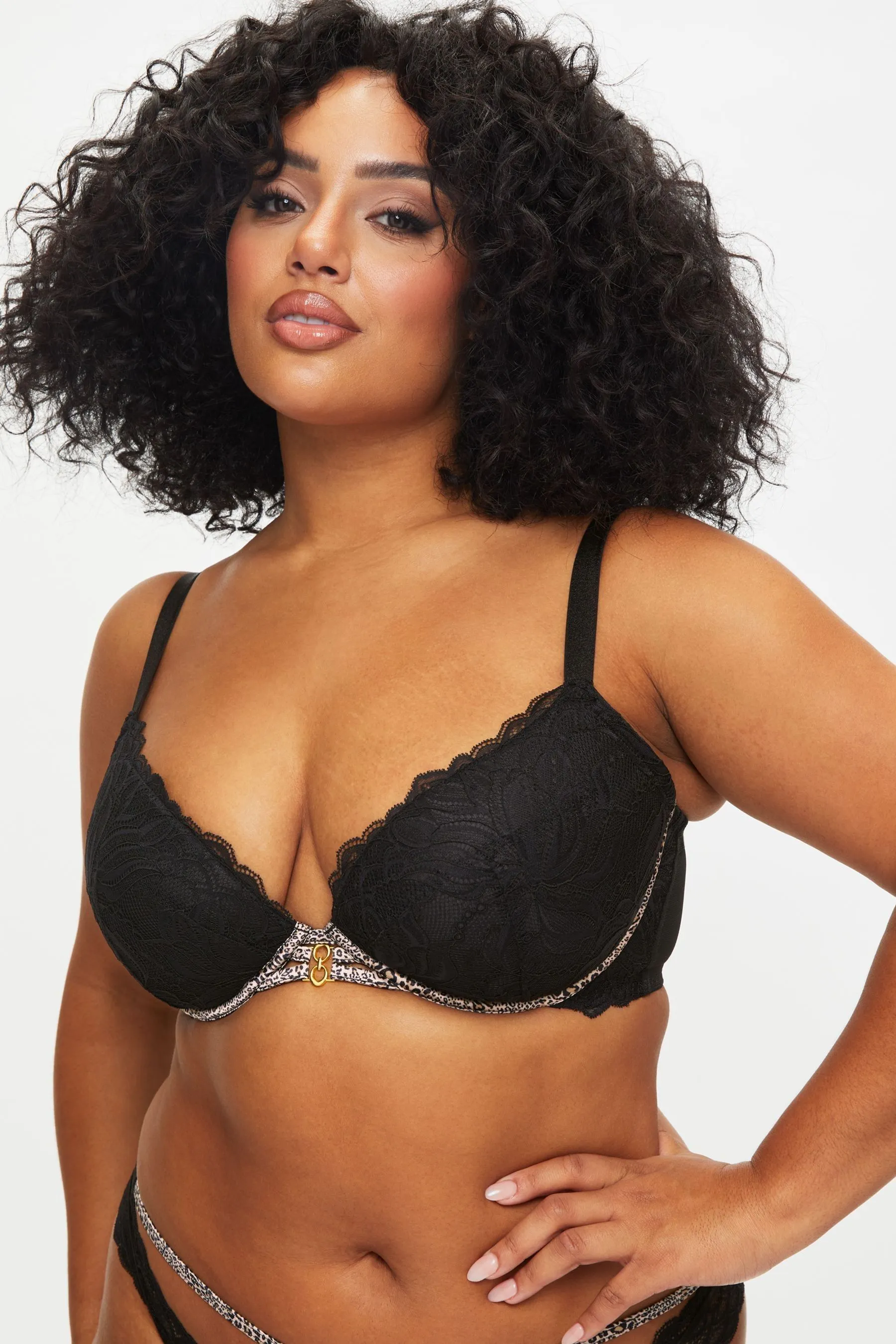 Ann Summers Animal - Untameable - Reggiseno imbottito con scollo profondo