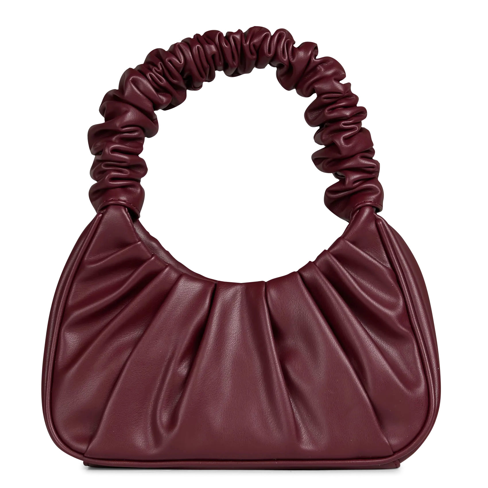  AU PRINTEMPS PARIS   Borsa a mano plissettata | Rosso