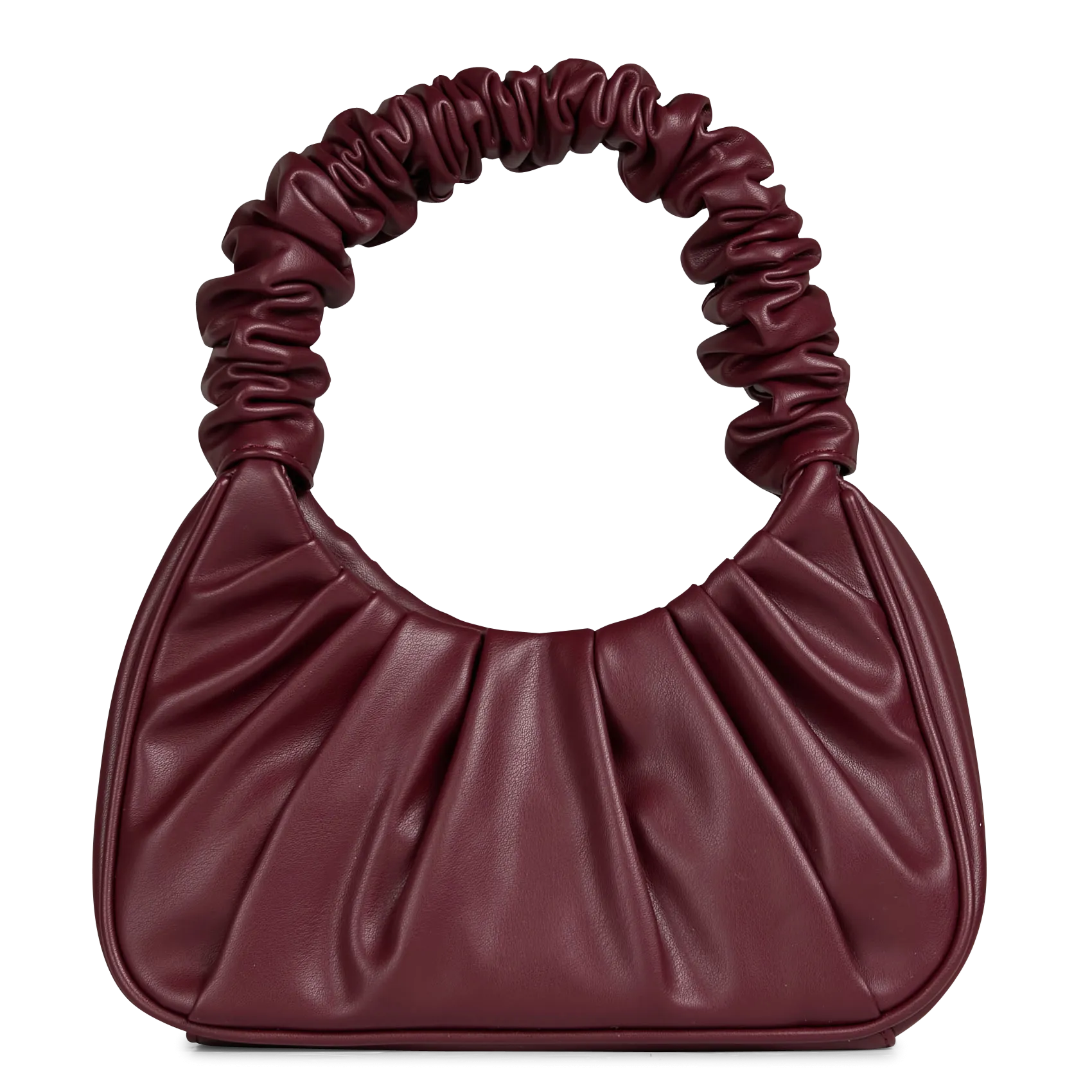  AU PRINTEMPS PARIS   Borsa a mano plissettata | Rosso