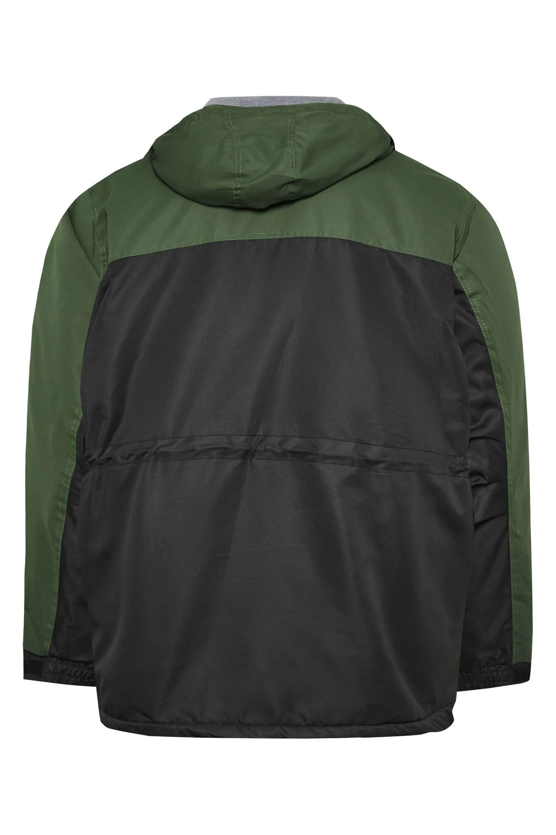 BadRhino Big & Tall - Cappotto con Con cappuccio foderato in pile