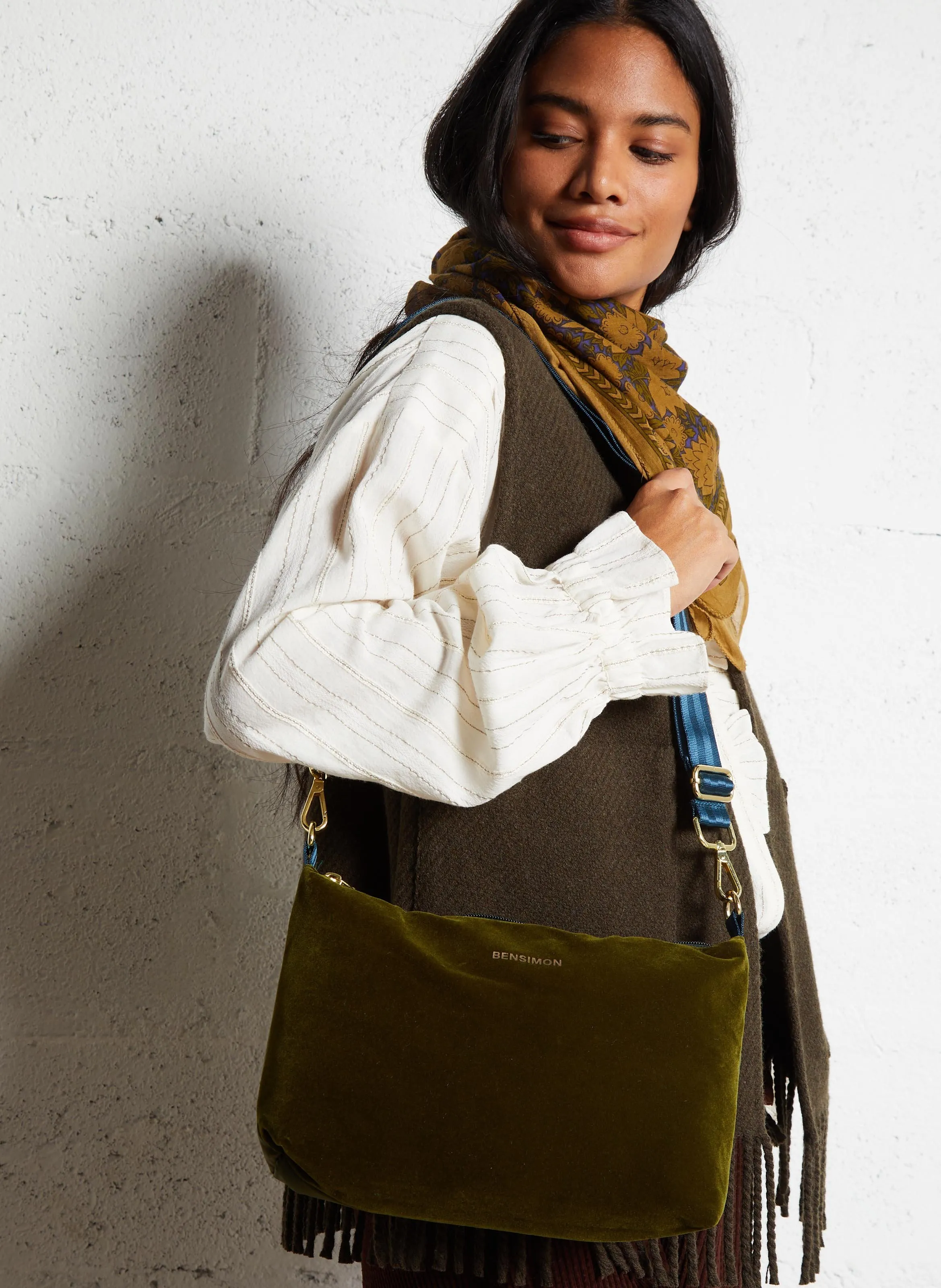  BENSIMON   MANSFIELD - Borsa a tracolla | Verde