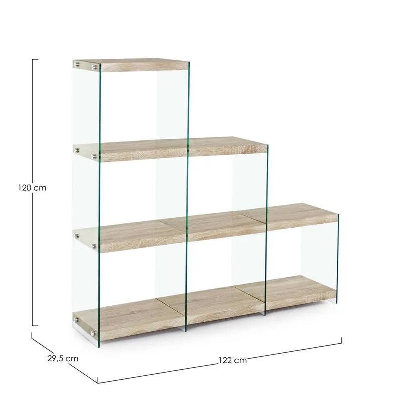 Bizzotto Libreria Scala Sury rovere 122x29,5 h120