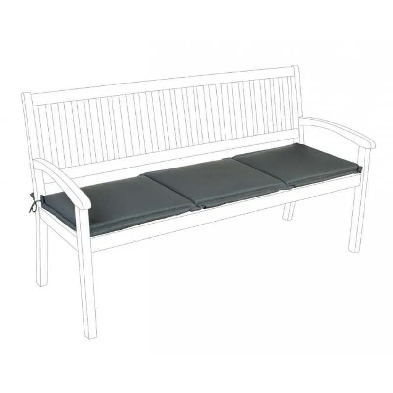 Bizzotto outdoor Cuscino poly180 antracite Panca 3p