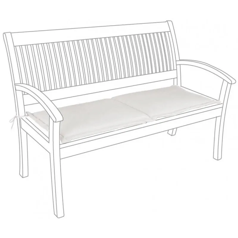 Bizzotto outdoor Cuscino poly180 naturale Panca 2p