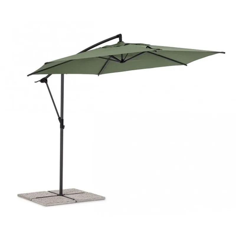 Bizzotto outdoor Ombrellone braccio Tropea 3m antracite/olive