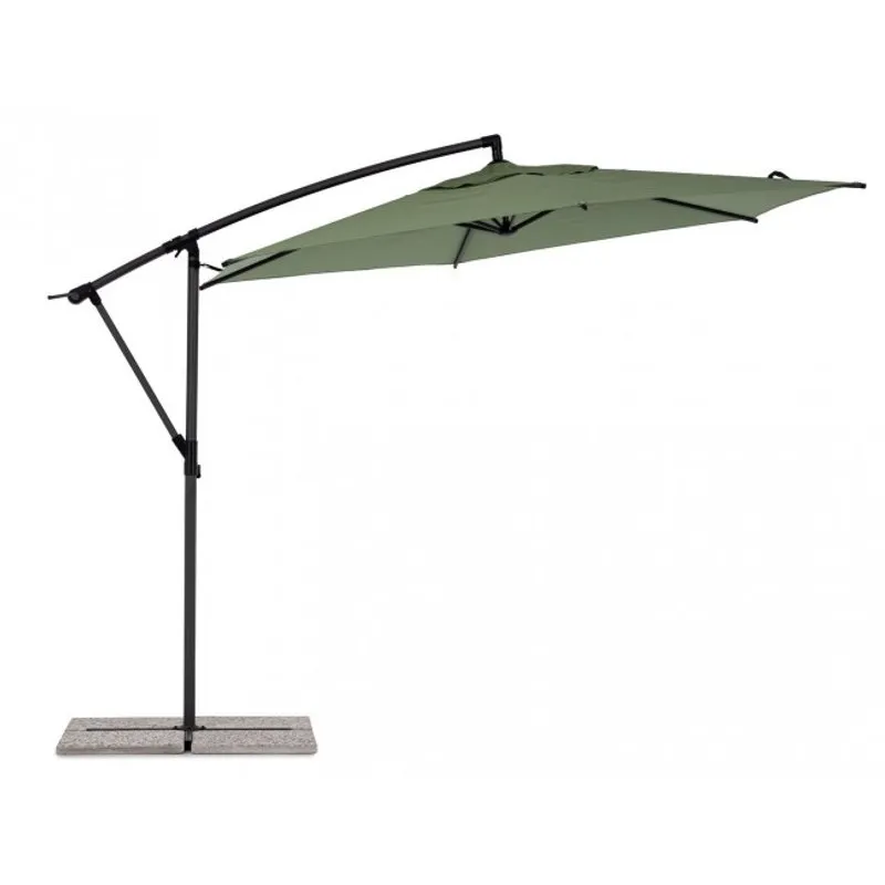 Bizzotto outdoor Ombrellone braccio Tropea 3m antracite/olive