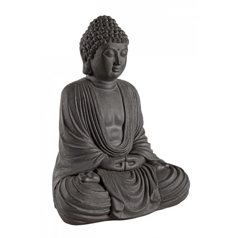 Bizzotto outdoor Set da 2 decorazioni Pattaya buddha seduto antracite