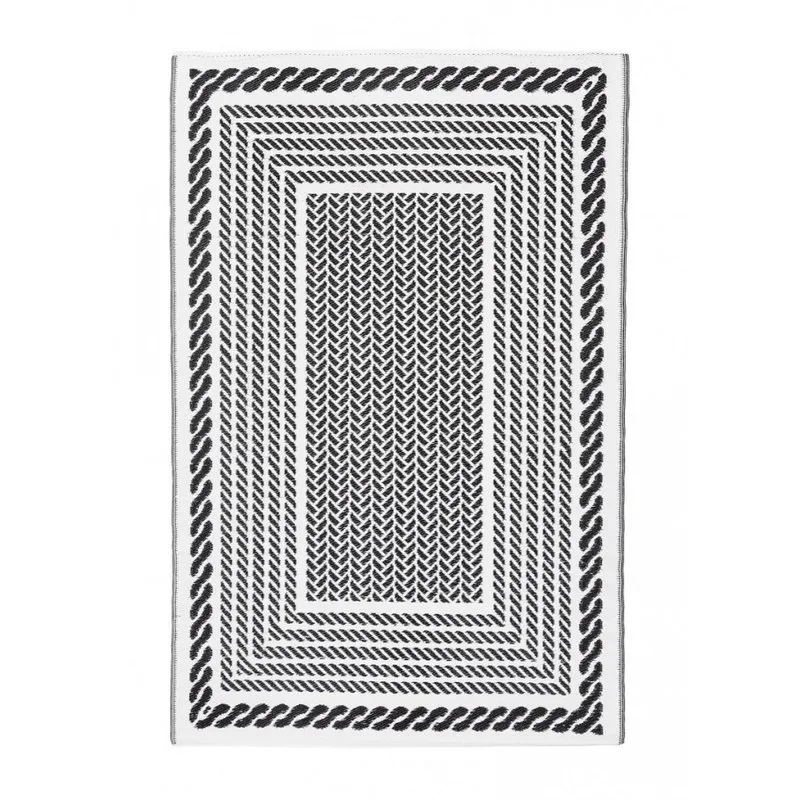Bizzotto outdoor Tappeto kashan bianco-nero 180x270