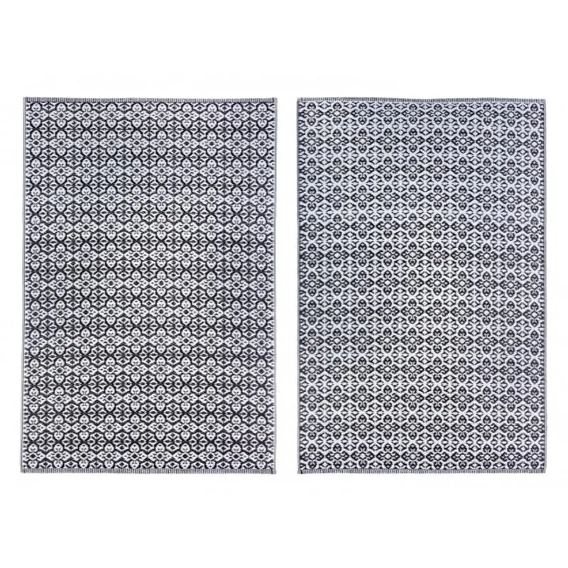 Bizzotto outdoor Tappeto Tirrenia nero-bia 120x180
