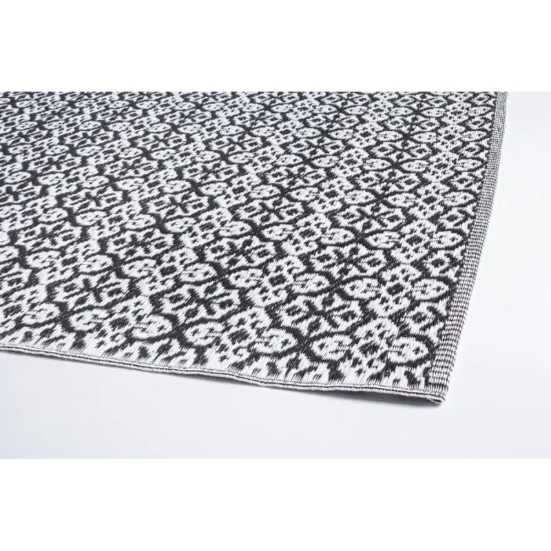 Bizzotto outdoor Tappeto Tirrenia nero-bia 120x180