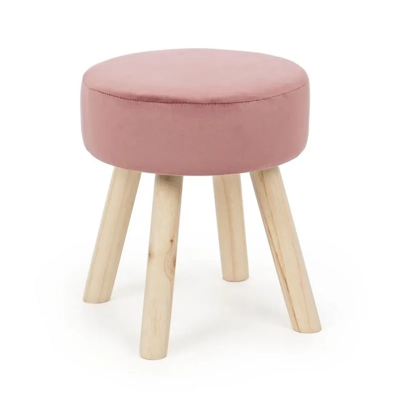 Bizzotto Set 2 sgabelli Adeline rosa antik