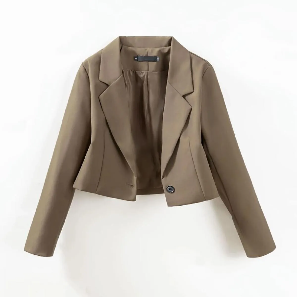 Blazer corto elasticizzato Blazer corto Blazer da donna Blazer strutturato corto