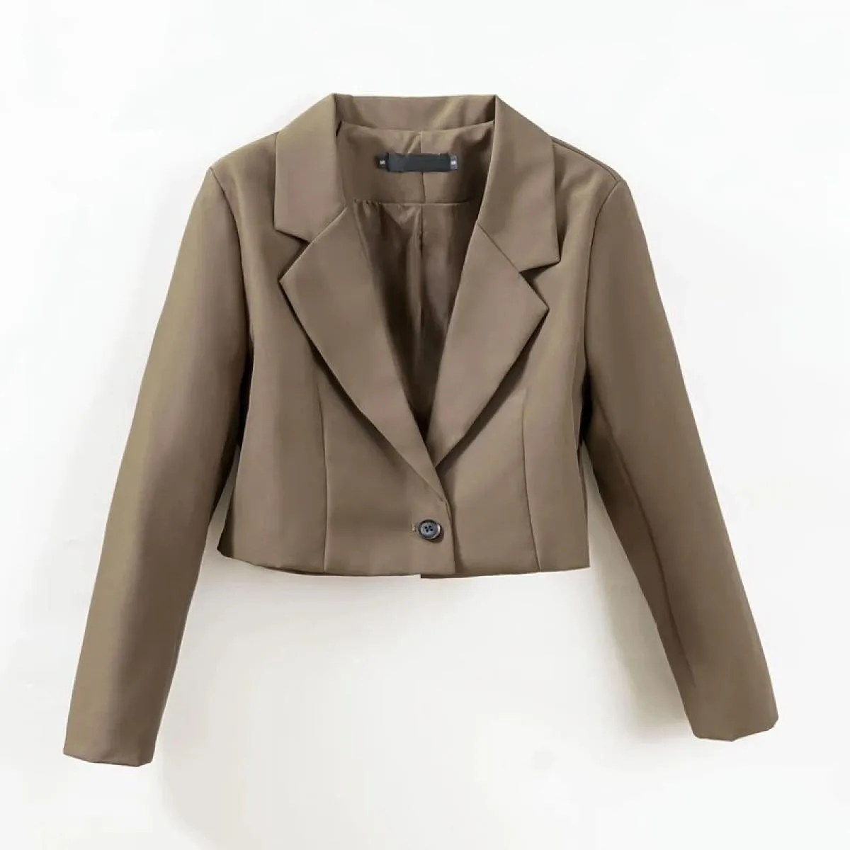 Blazer corto elasticizzato Blazer corto Blazer da donna Blazer strutturato corto