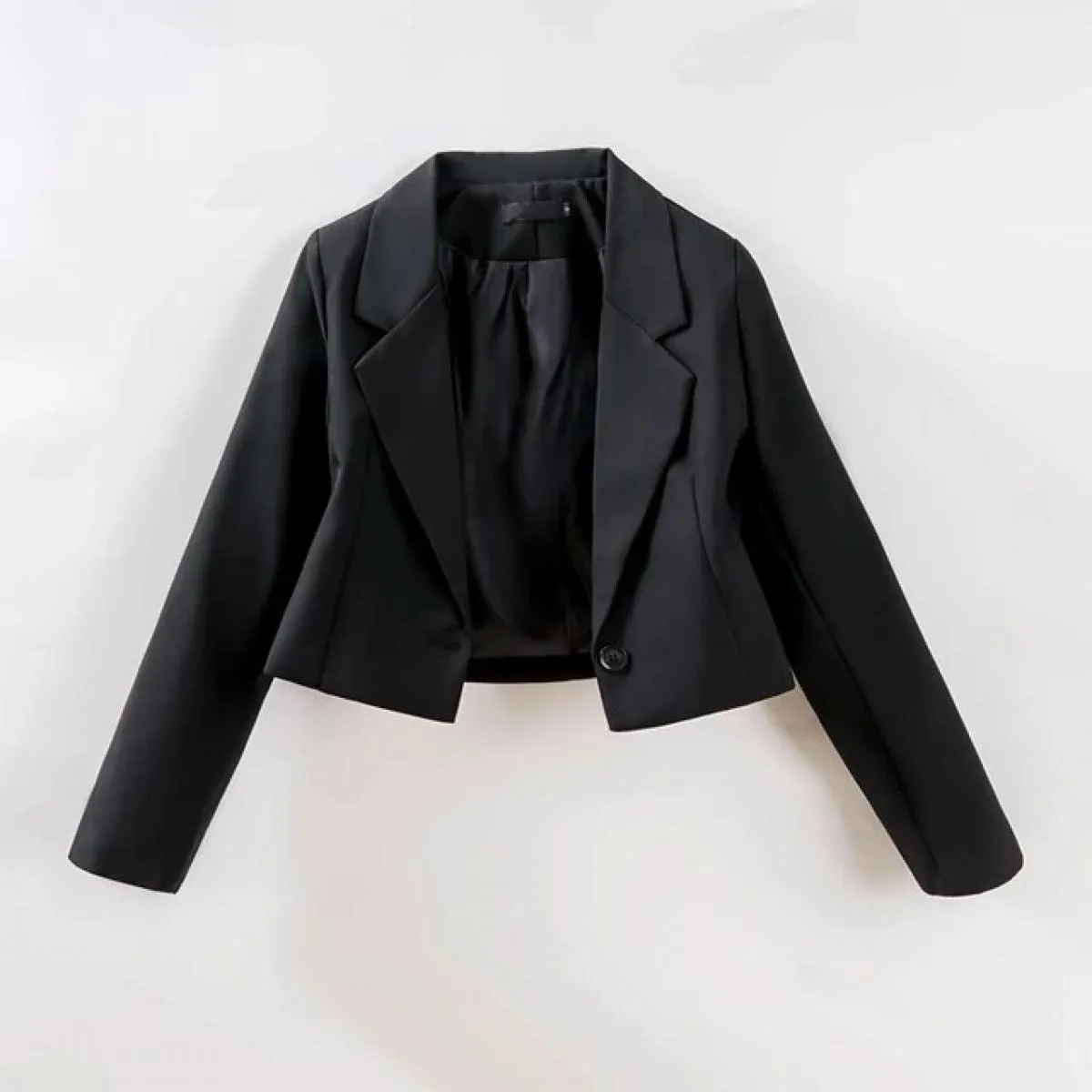 Blazer corto elasticizzato Blazer corto Blazer da donna Blazer strutturato corto