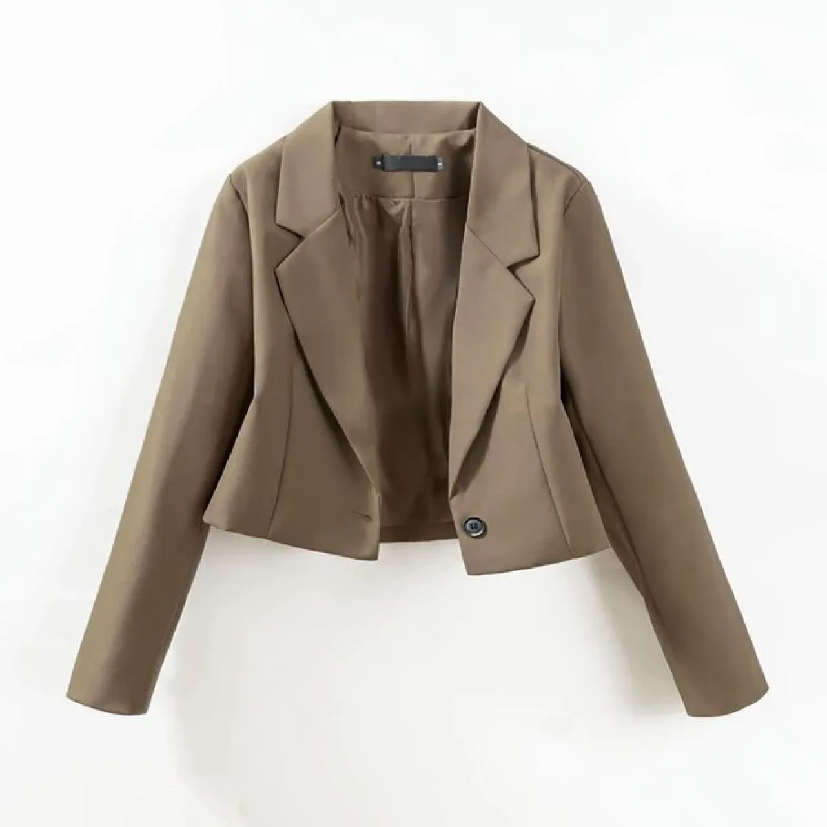 Blazer corto elasticizzato Blazer corto Blazer da donna Blazer strutturato corto