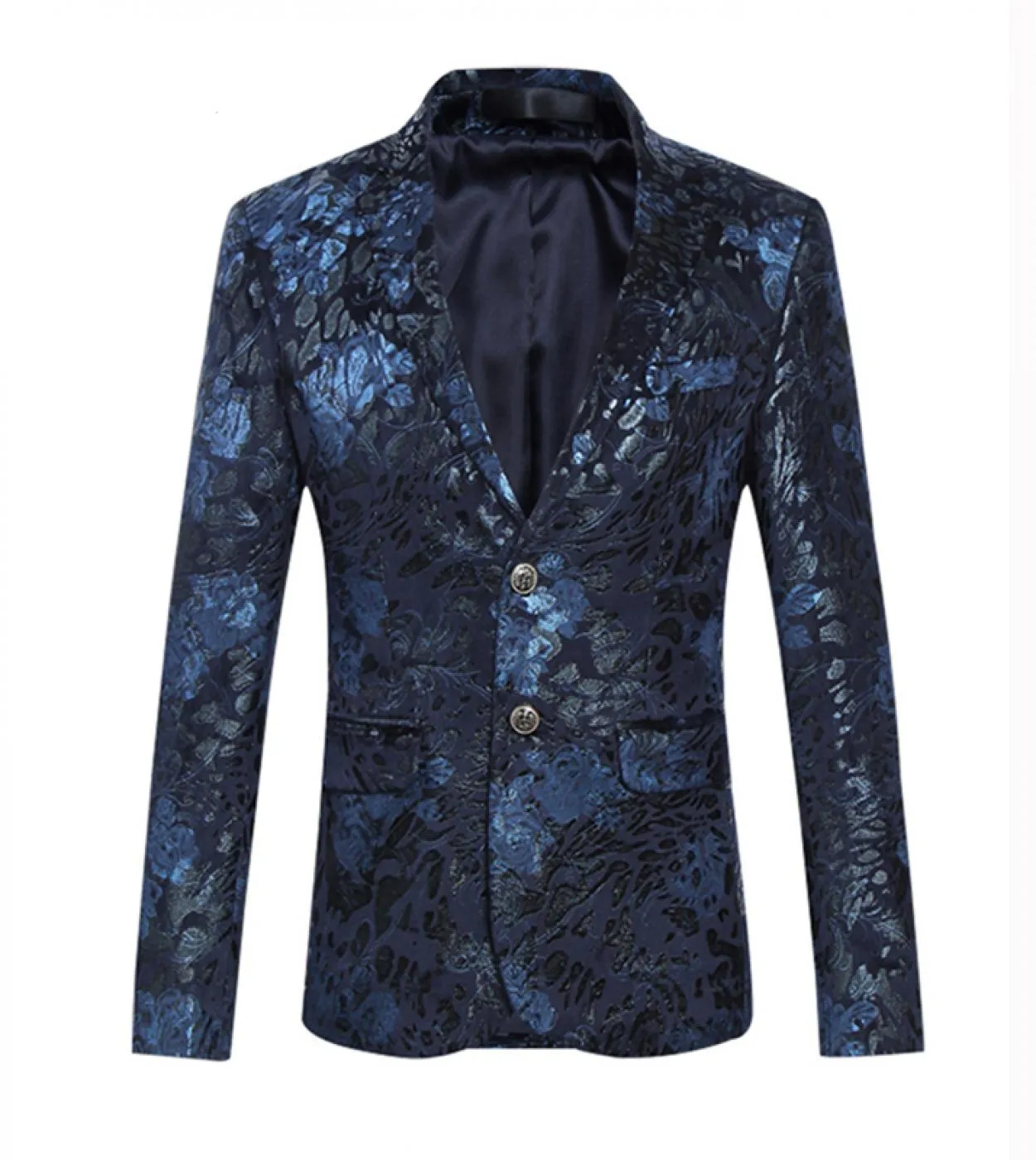 Blazer da uomo Plyesxale Blazer floreale da uomo slim fit Marchio famoso Blazer di velluto rosso vino blu navy 6xl Vintage Stage