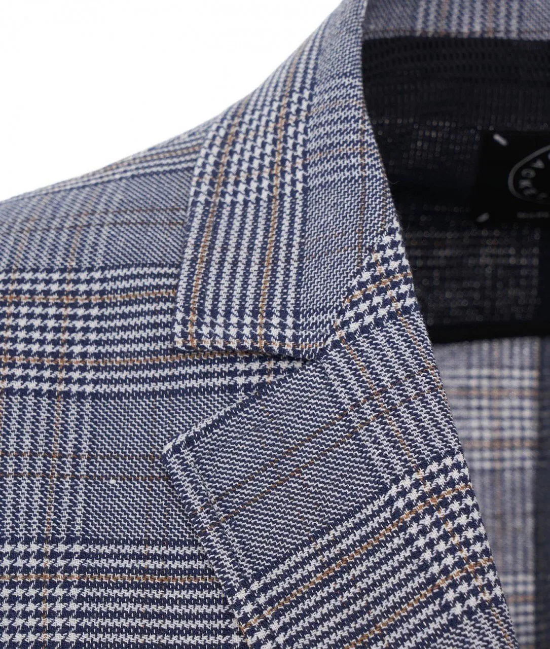 Blazer in Glencheck Blau Blau