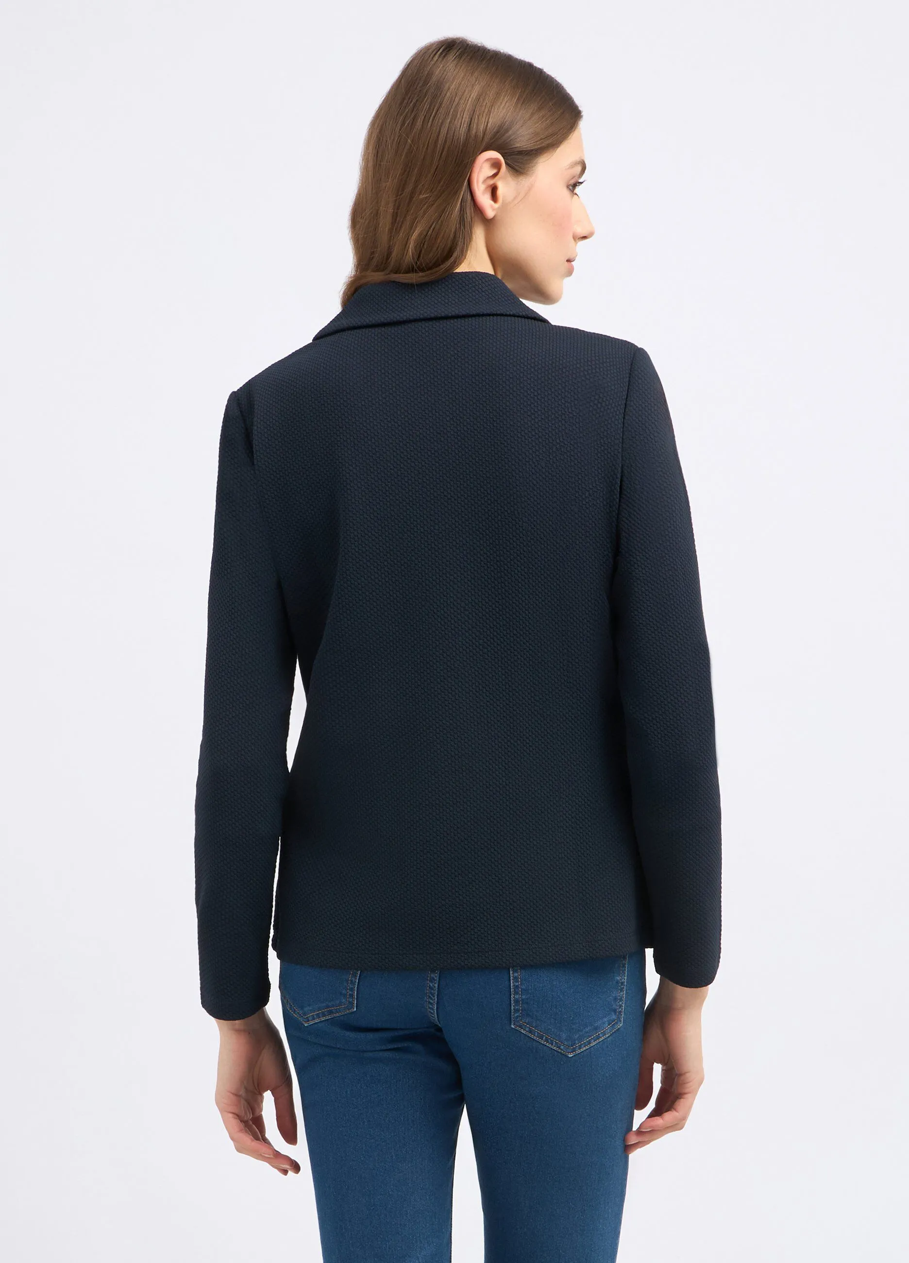 Blazer in jersey stretch donna