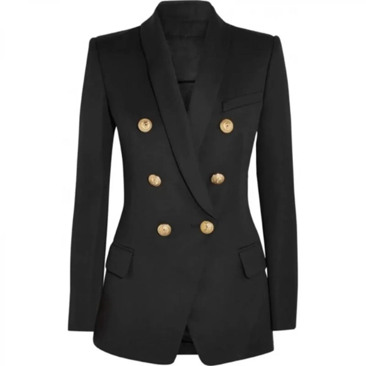 Blazer in metallo da donna Blazer in metallo Blazer di alta moda 2023 di alta moda
