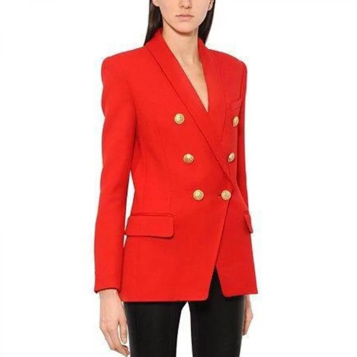 Blazer in metallo da donna Blazer in metallo Blazer di alta moda 2023 di alta moda