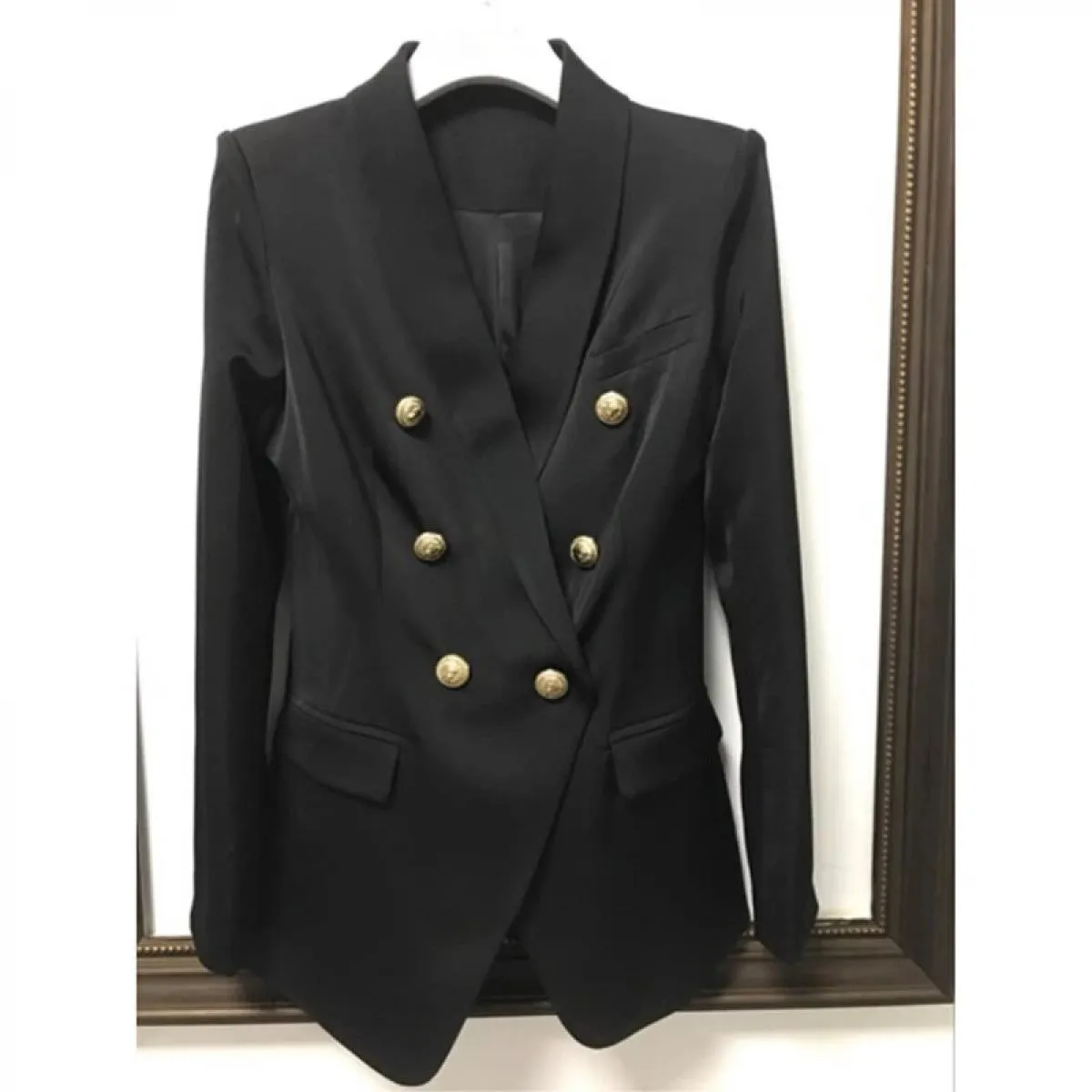 Blazer in metallo da donna Blazer in metallo Blazer di alta moda 2023 di alta moda
