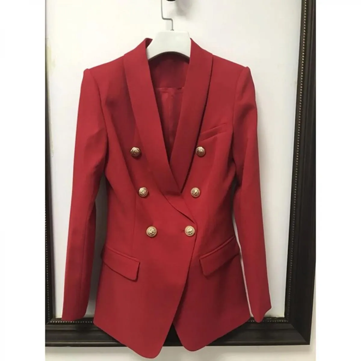 Blazer in metallo da donna Blazer in metallo Blazer di alta moda 2023 di alta moda
