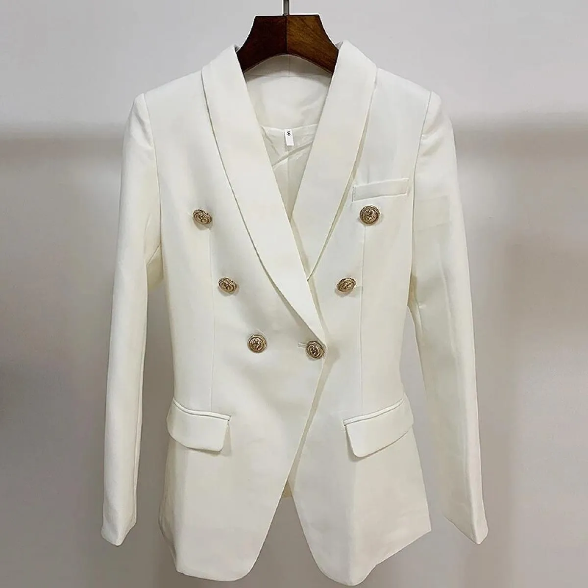 Blazer in metallo da donna Blazer in metallo Blazer di alta moda 2023 di alta moda