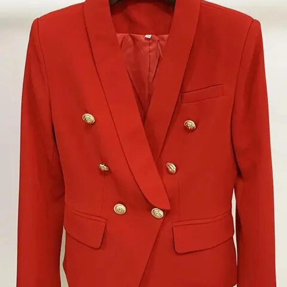 Blazer in metallo da donna Blazer in metallo Blazer di alta moda 2023 di alta moda