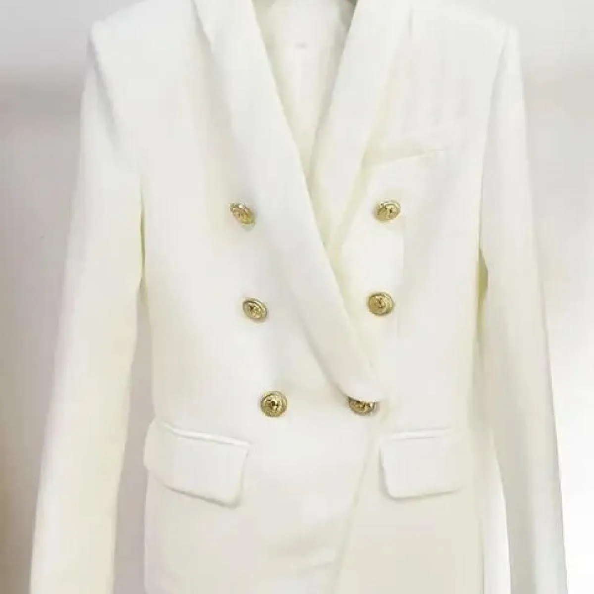 Blazer in metallo da donna Blazer in metallo Blazer di alta moda 2023 di alta moda