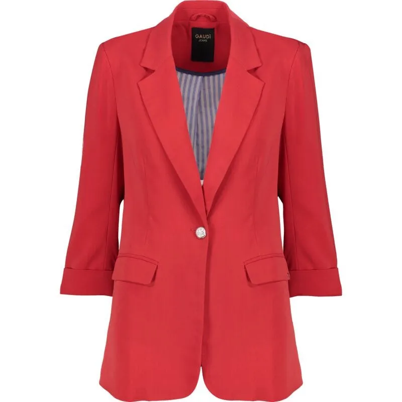 Blazer in tessuto fluido
