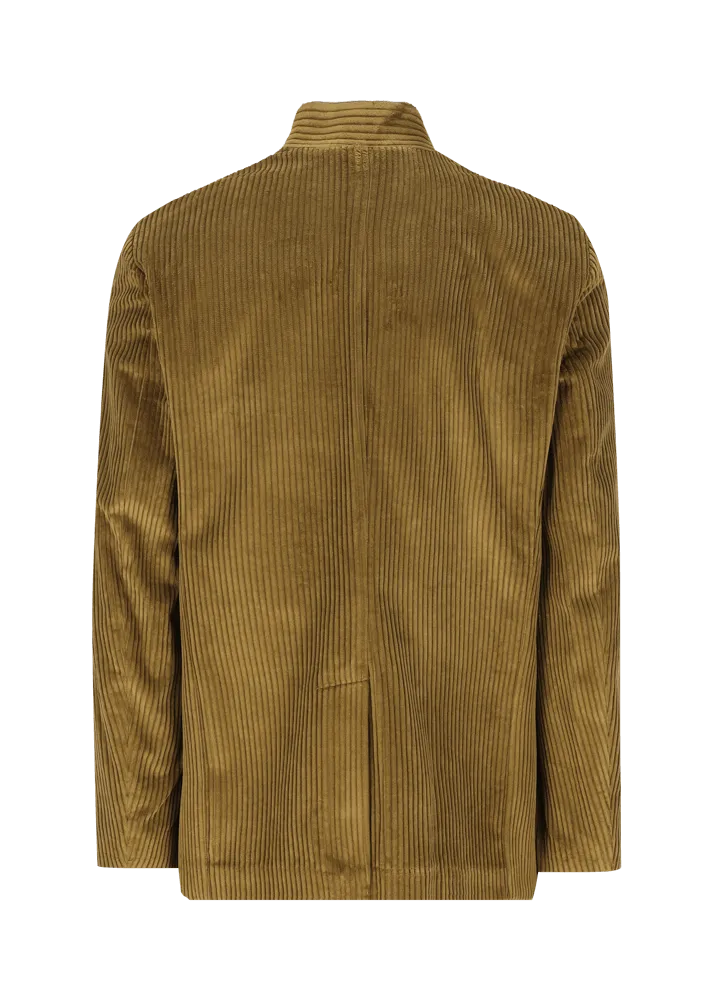 Blazer in velluto a coste con colletto alla coreana Lusandretto    