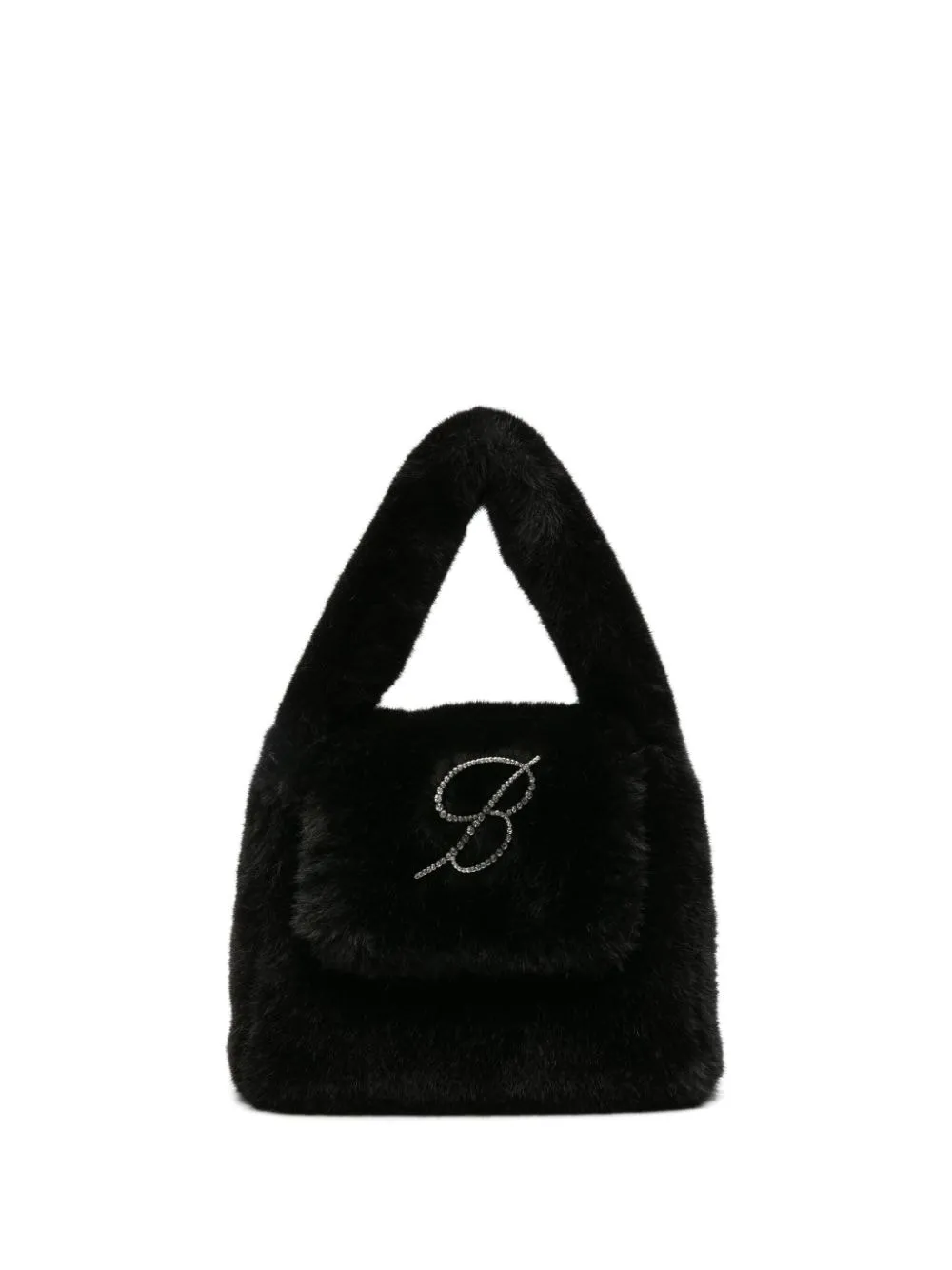 Borsa a mano con monogramma Blumarine in nero - donna