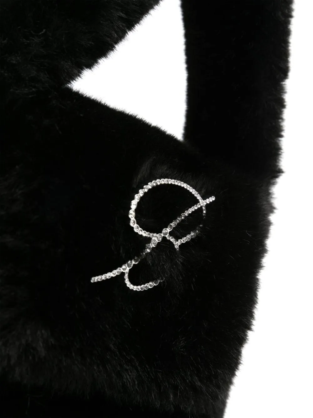 Borsa a mano con monogramma Blumarine in nero - donna