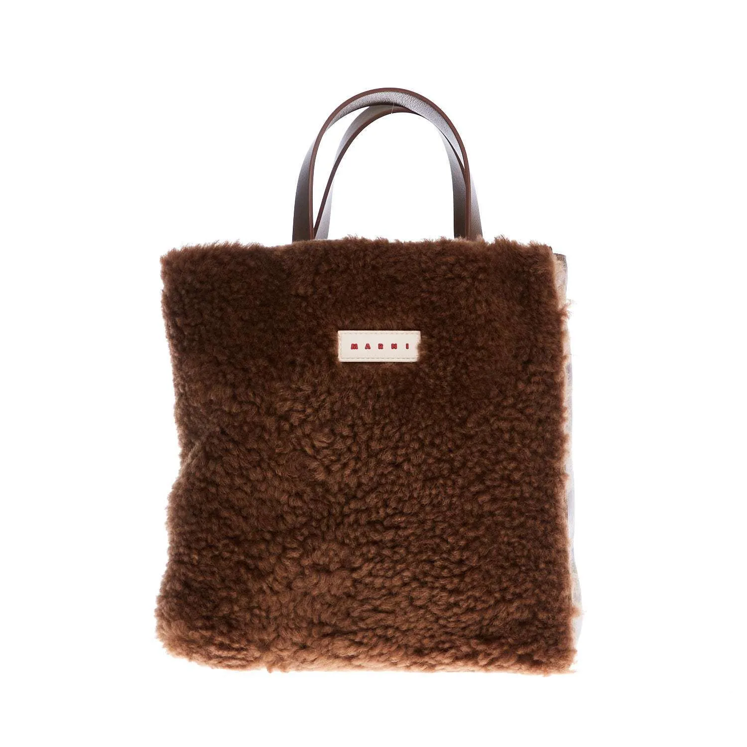 Borsa Shopping Piccola In Shearling