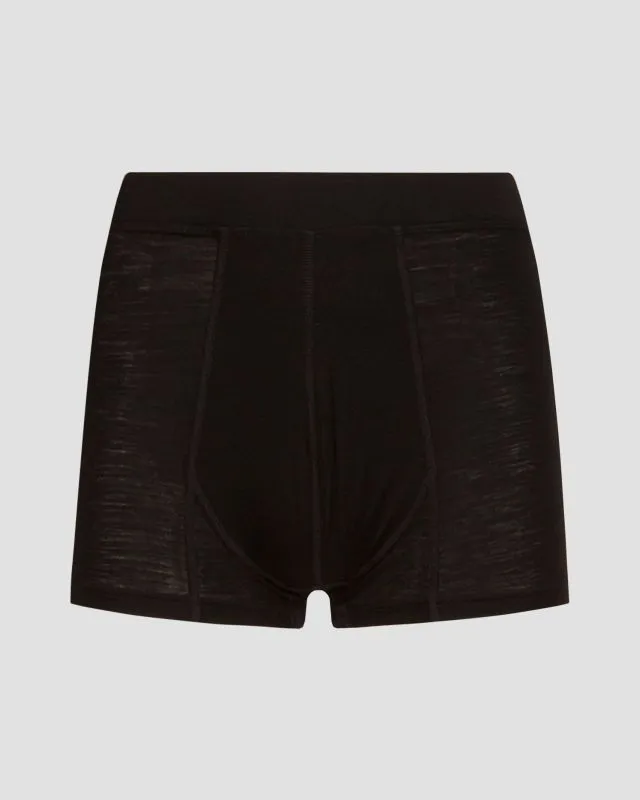 Boxer neri in lana da uomo We Norwegians Sno