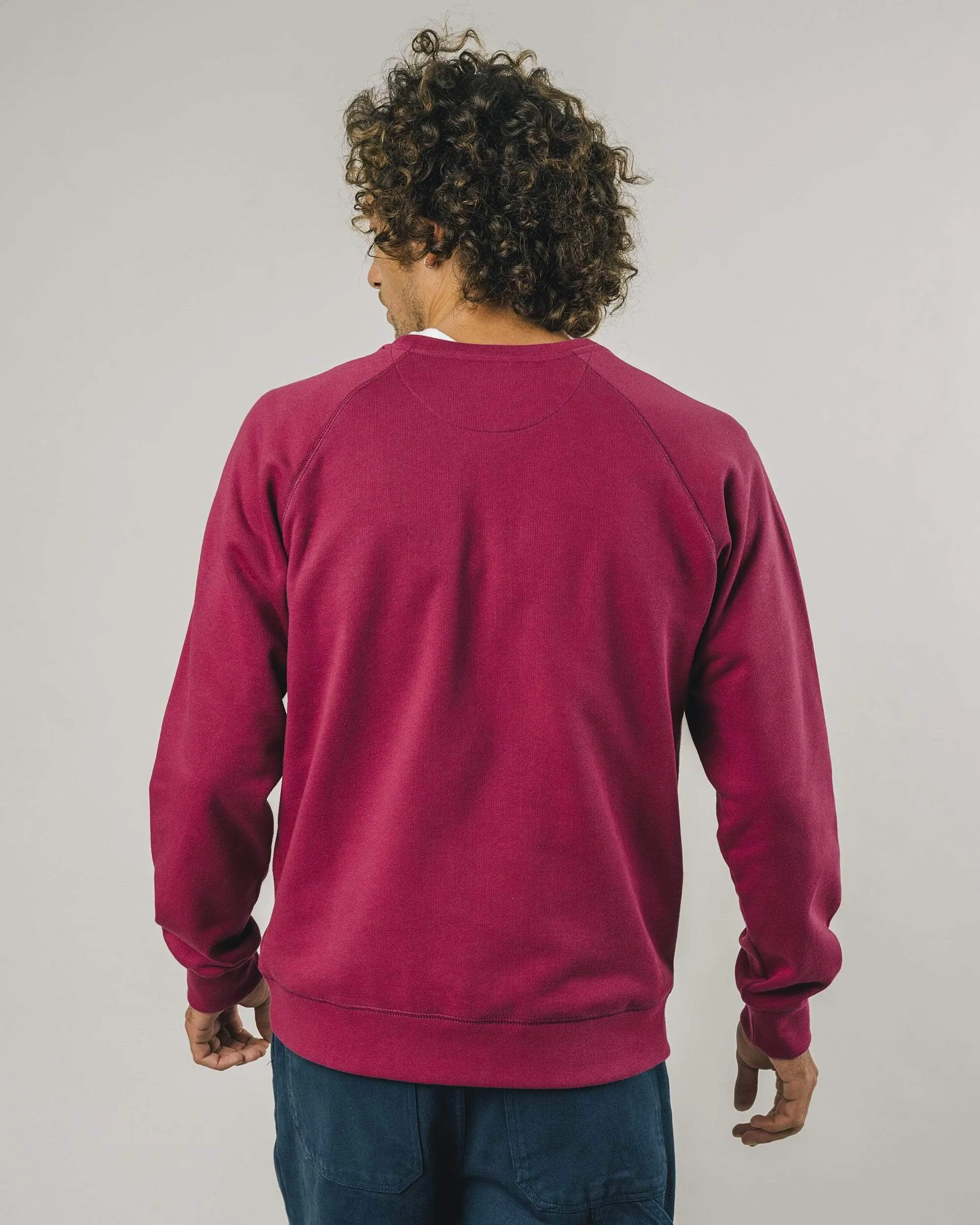 BTTF LOGO SWEATSHIRT - EGGPLANT