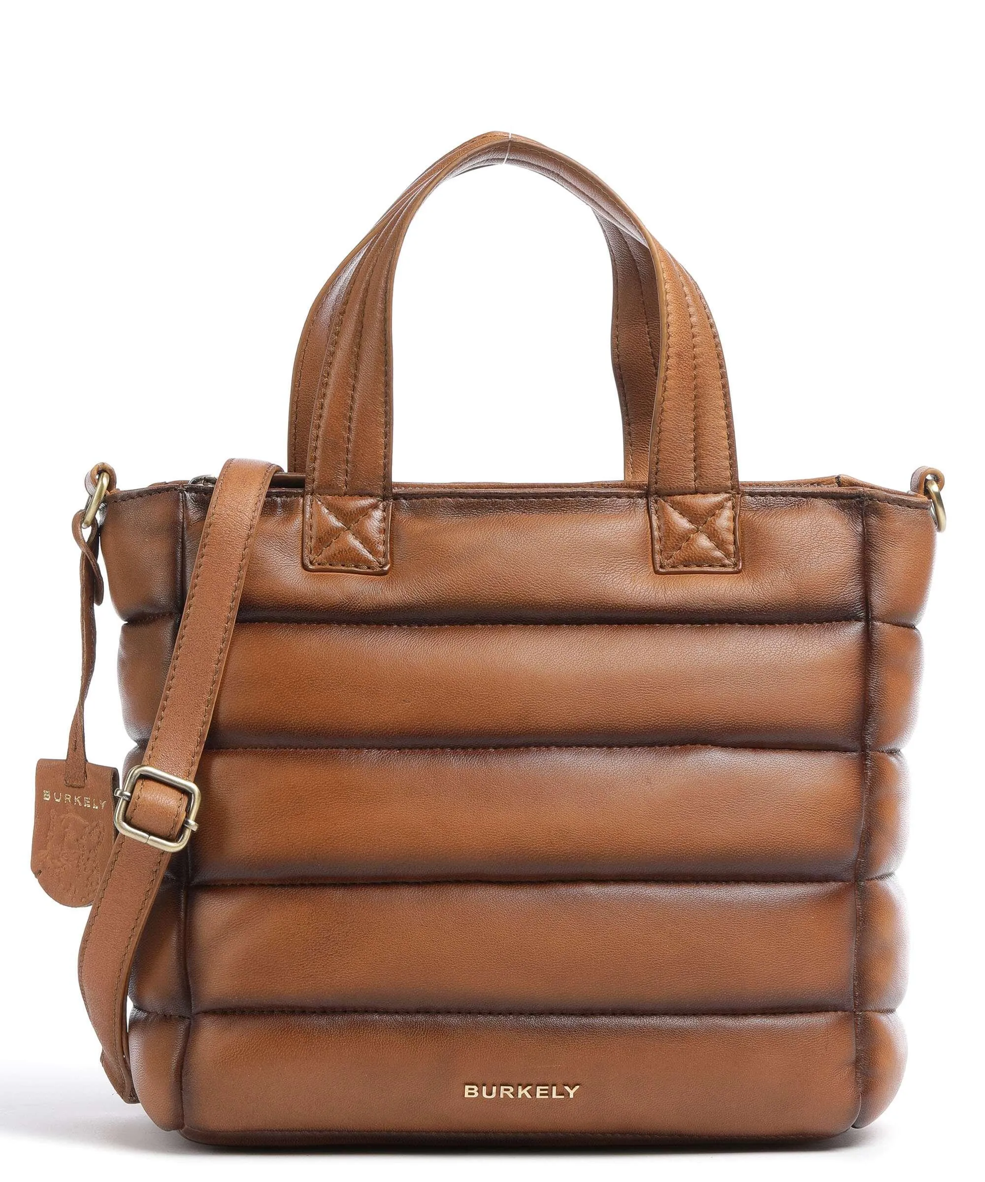  Burkely Drowsy Dani Borsa a mano pelle a grana fine marrone  