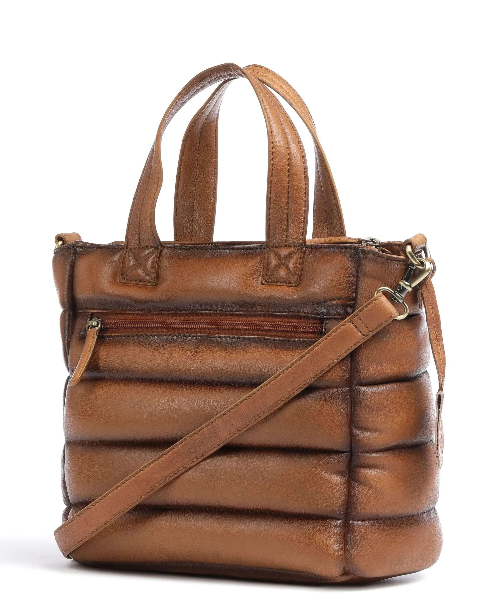  Burkely Drowsy Dani Borsa a mano pelle a grana fine marrone  
