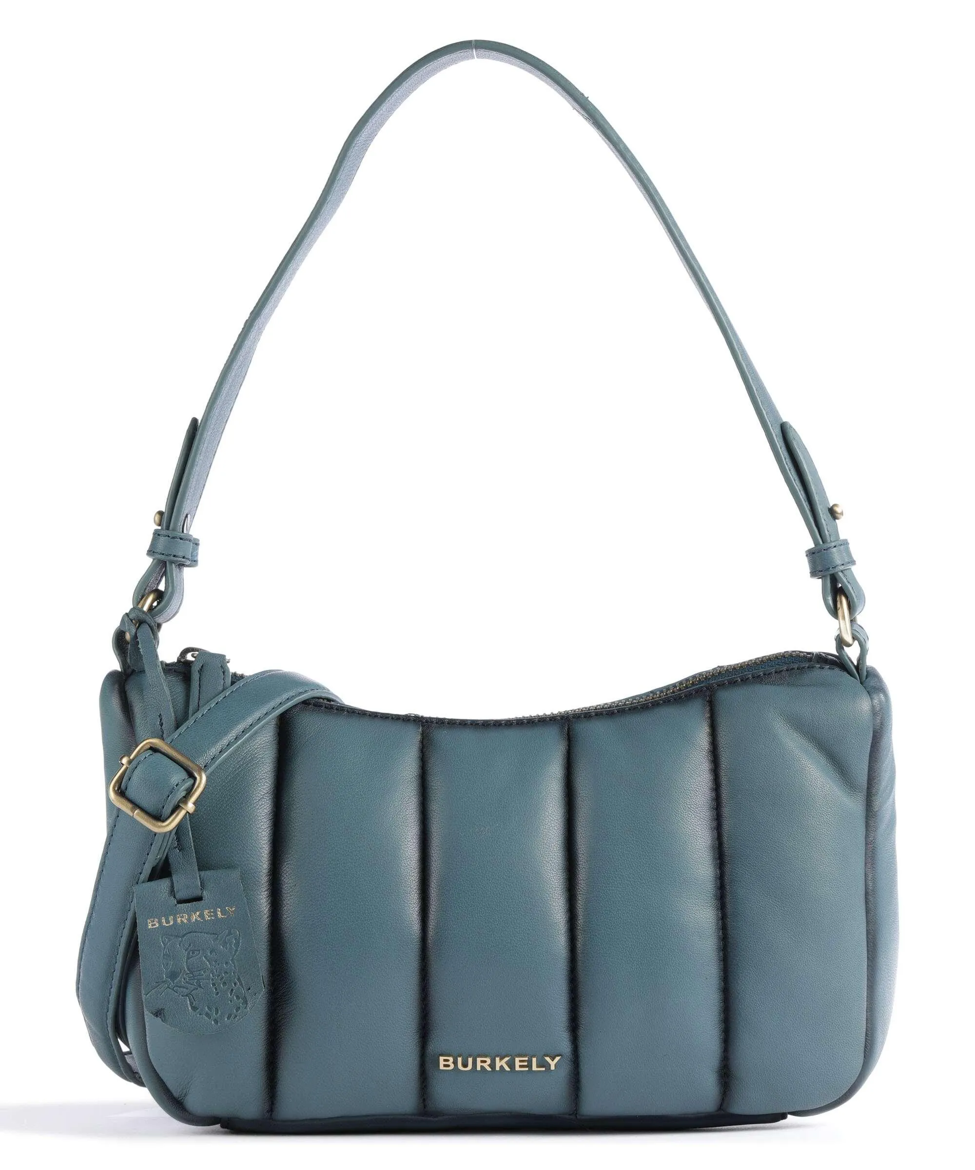  Burkely Drowsy Dani Borsa a spalla pelle di pecora petrol  